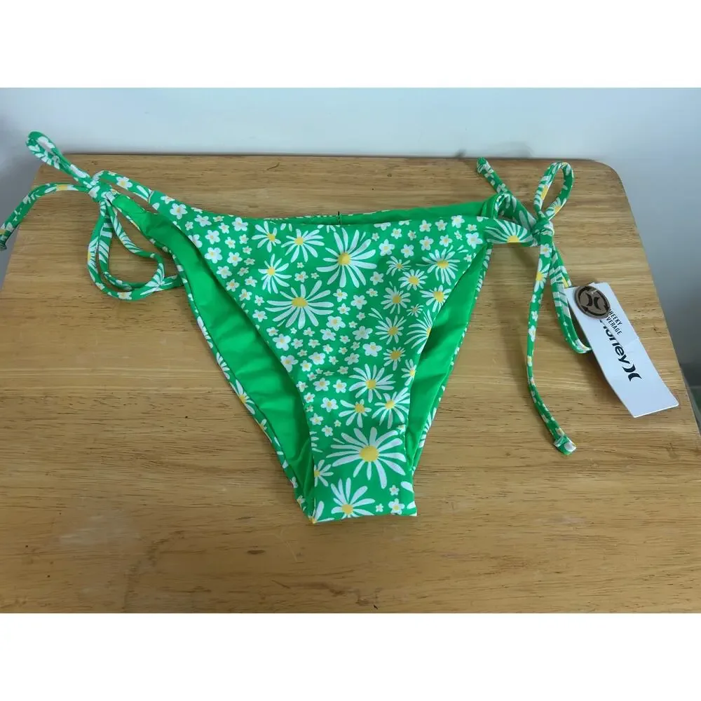 Hurley Pop Blooms Bandeau Bikini NWT Size Large
